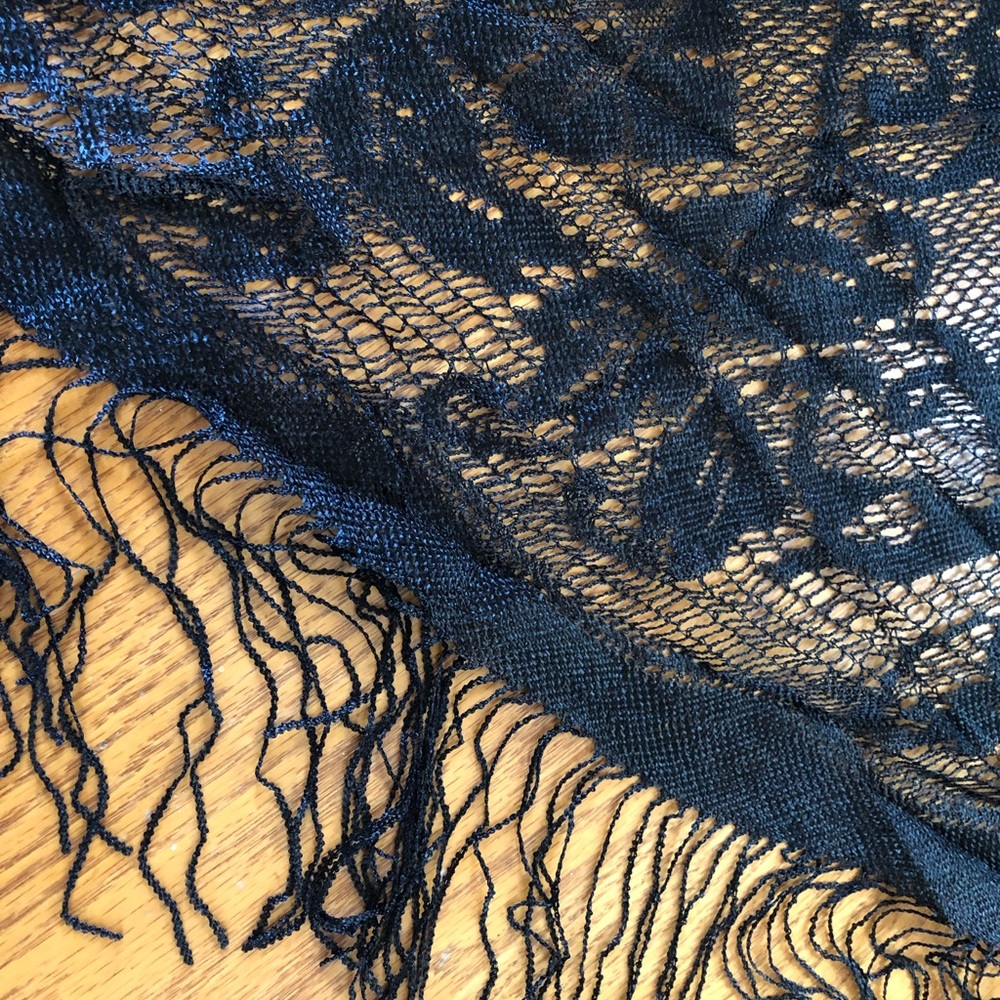 Black Lace Shawl